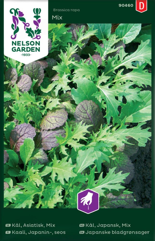 GRØNNSAKSFRØ NELSON GARDEN JAPANSK KÅL MIX