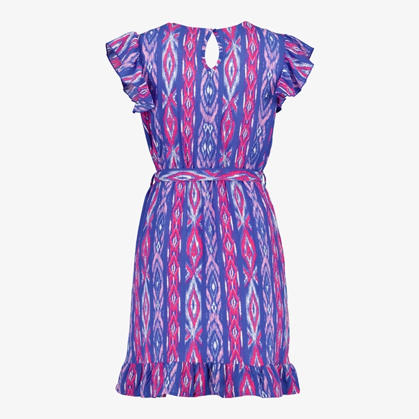TwoDay dames jurk blauw met print