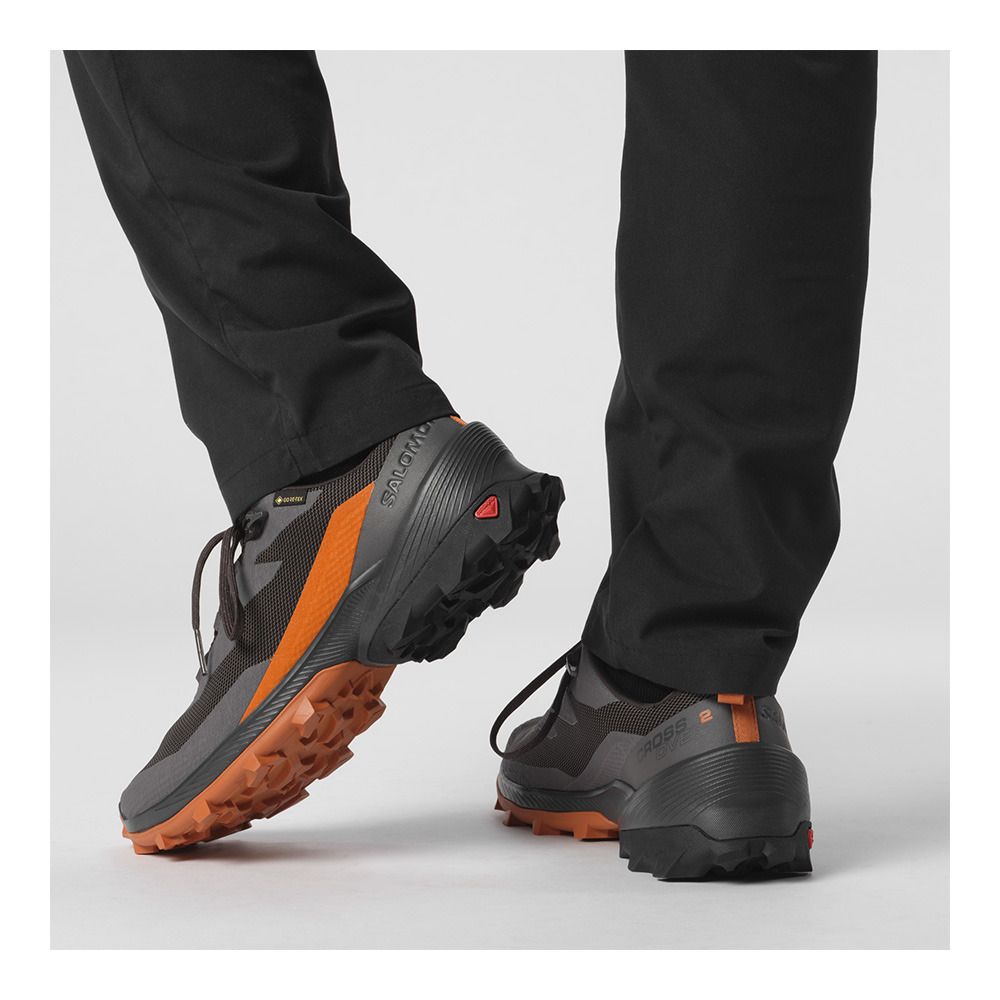 Salomon CROSS OVER 2 GTX - Chaussures randonné Homme magnet/phantom/spice route