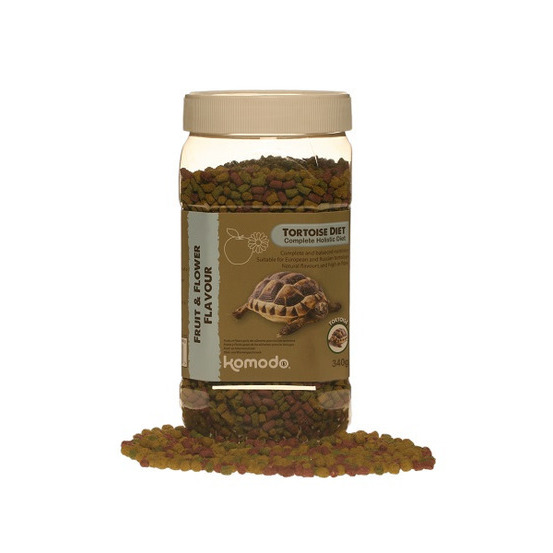 Granulés goût fruit et fleurs pour tortues de terre : 340gr