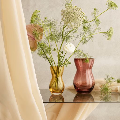 Holmegaard Calabas Vase, Amber