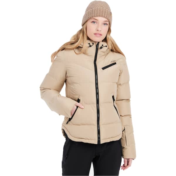 Veste de ski PROTEST PRTLUCID SNOWJACKET W BAMBOO BEIGE
