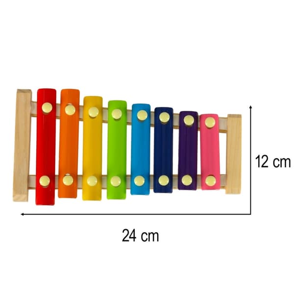Färgglad pedagogisk trädulcimer