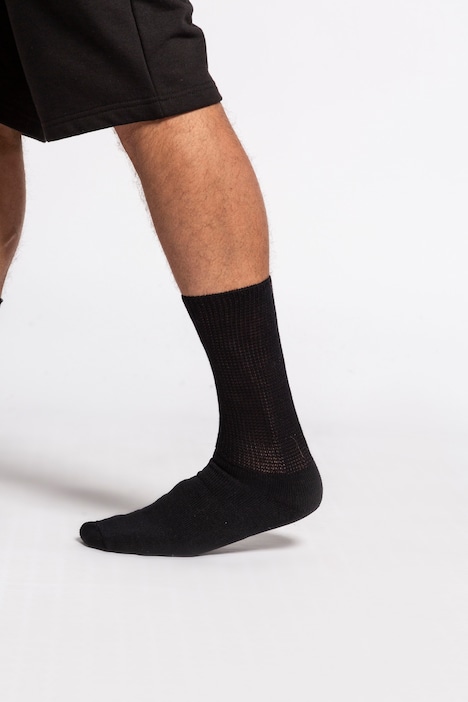 Baumwollsocken, mit Fersen- und Spitzverstärkung