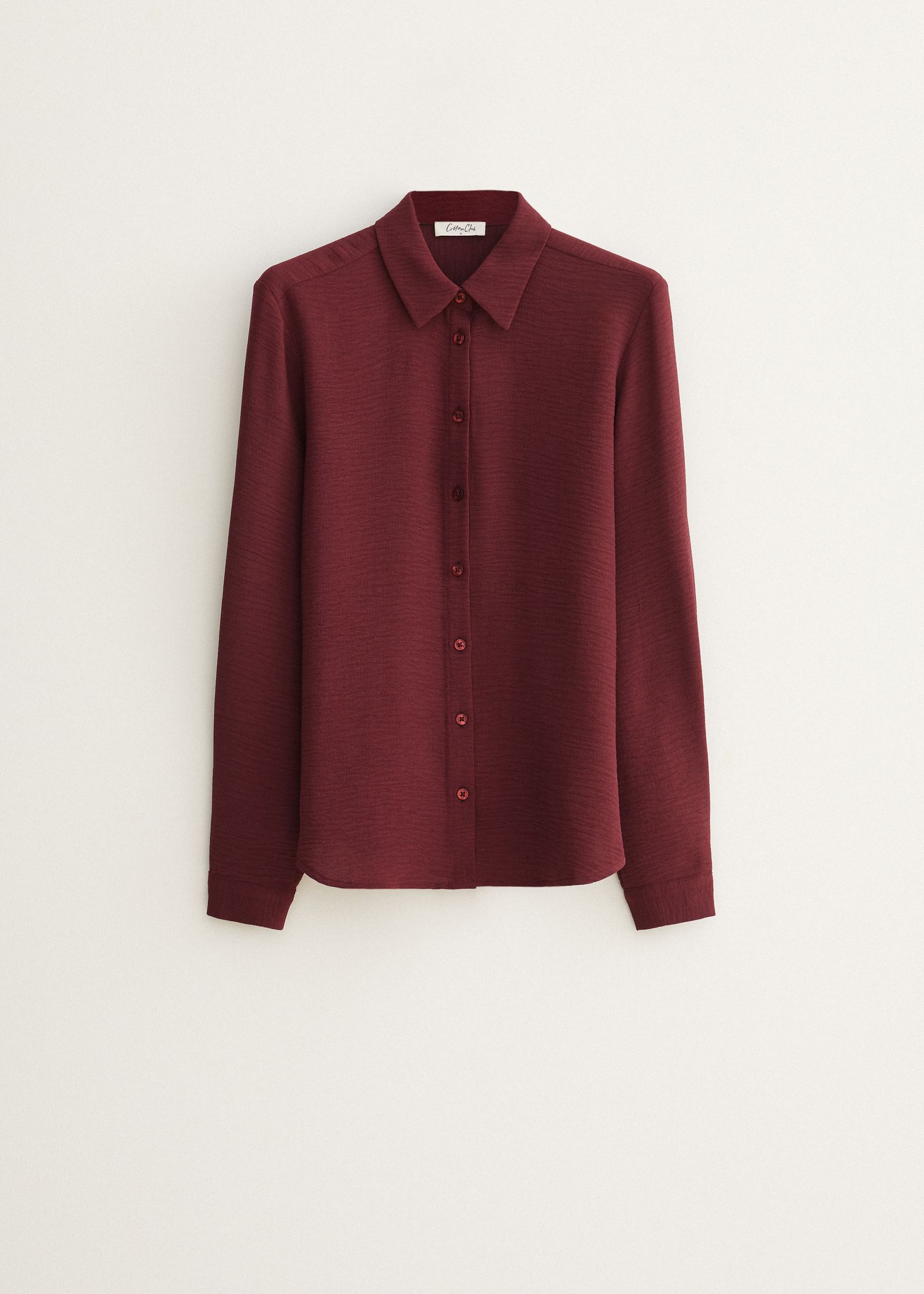 Basic blouse met lange mouwen