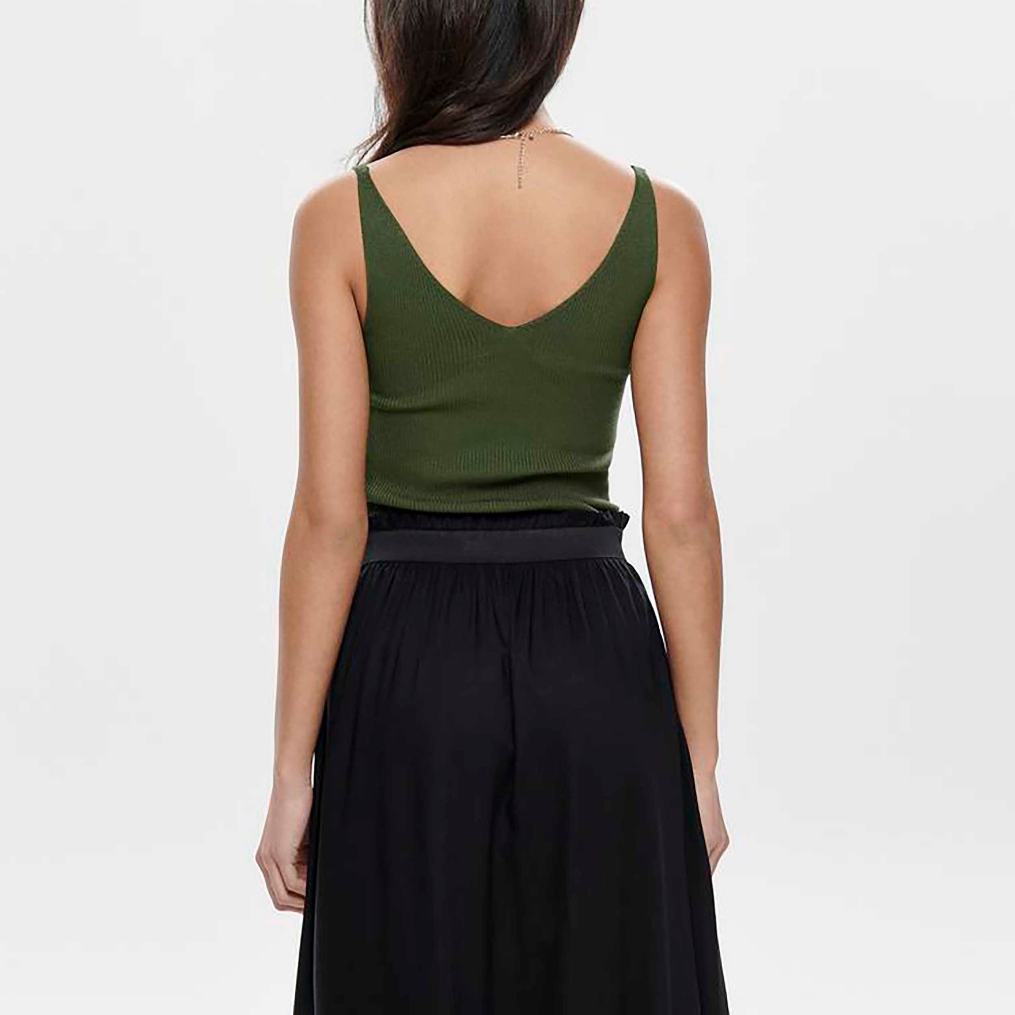Top Femme kaki