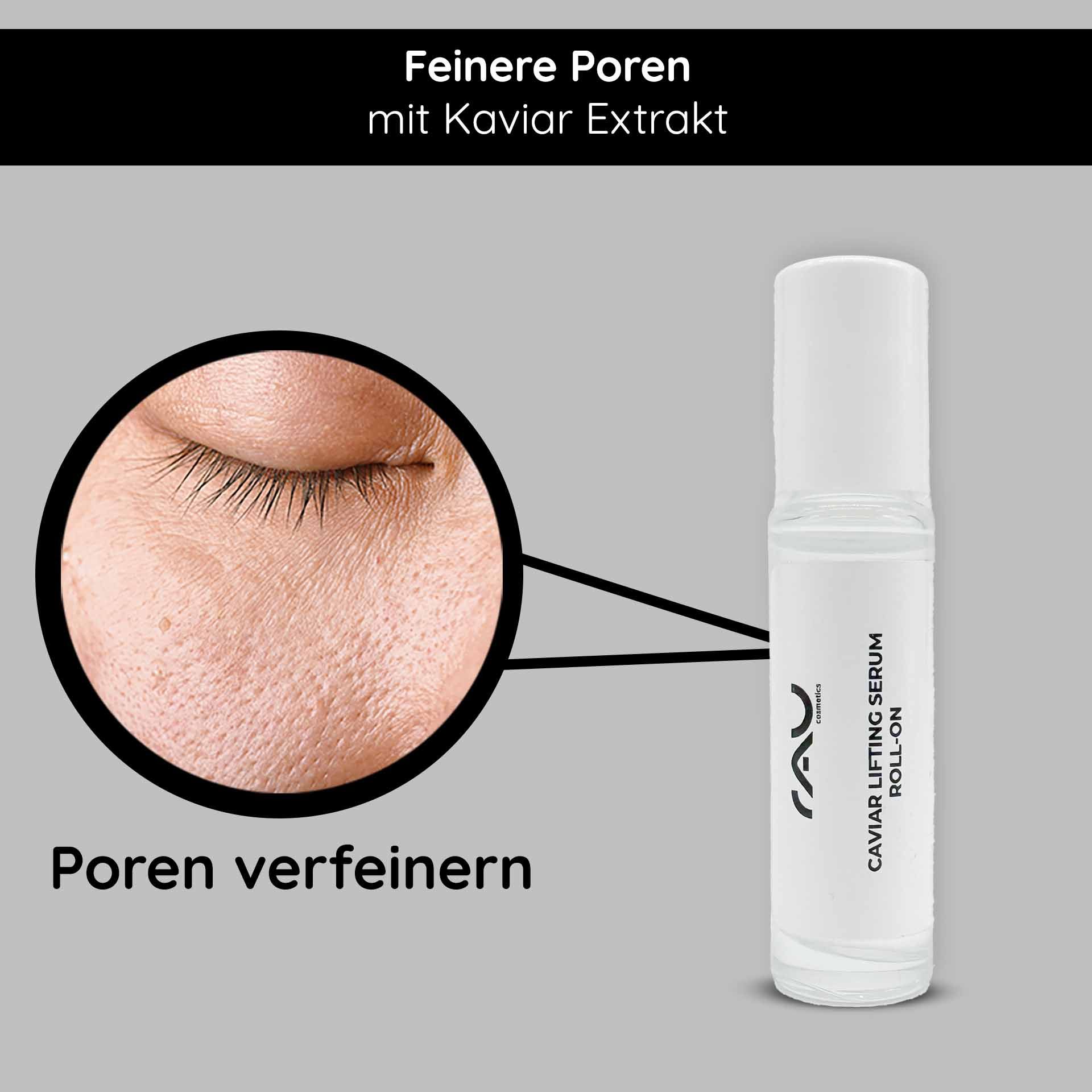 RAU Caviar Lifting Serum Roll-On - Anti-Falten Serum mit reproage