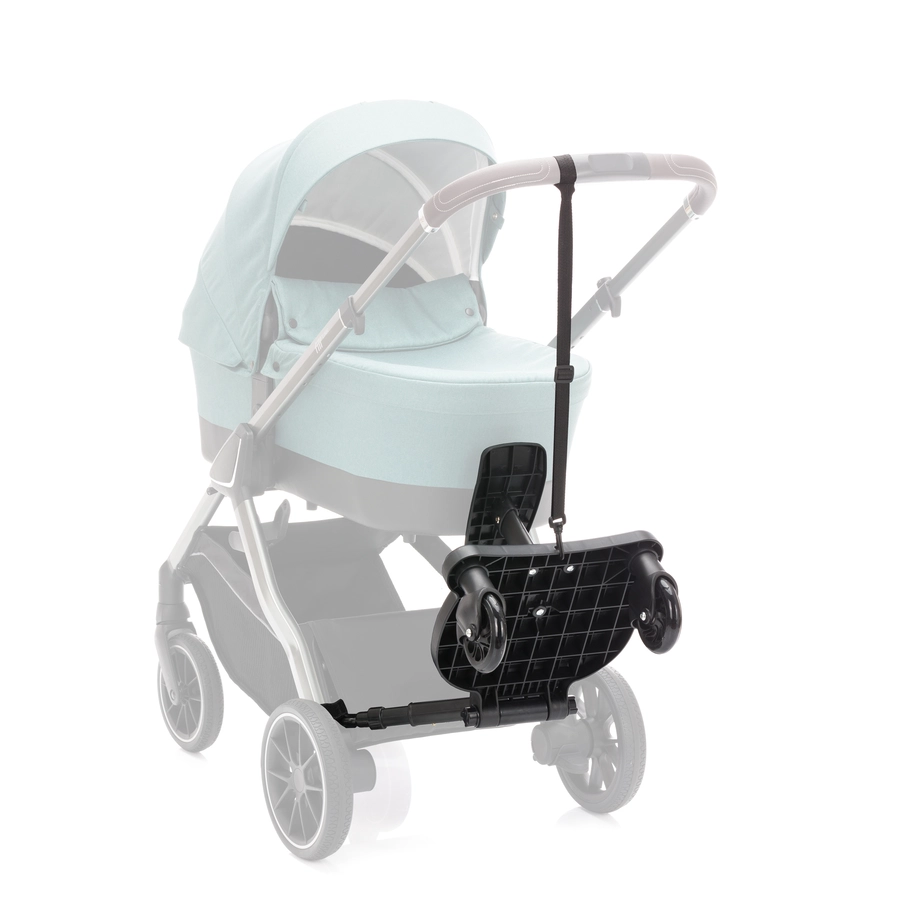 fillikid Mitfahrbrett Basic inklusive Sitz Schwarz