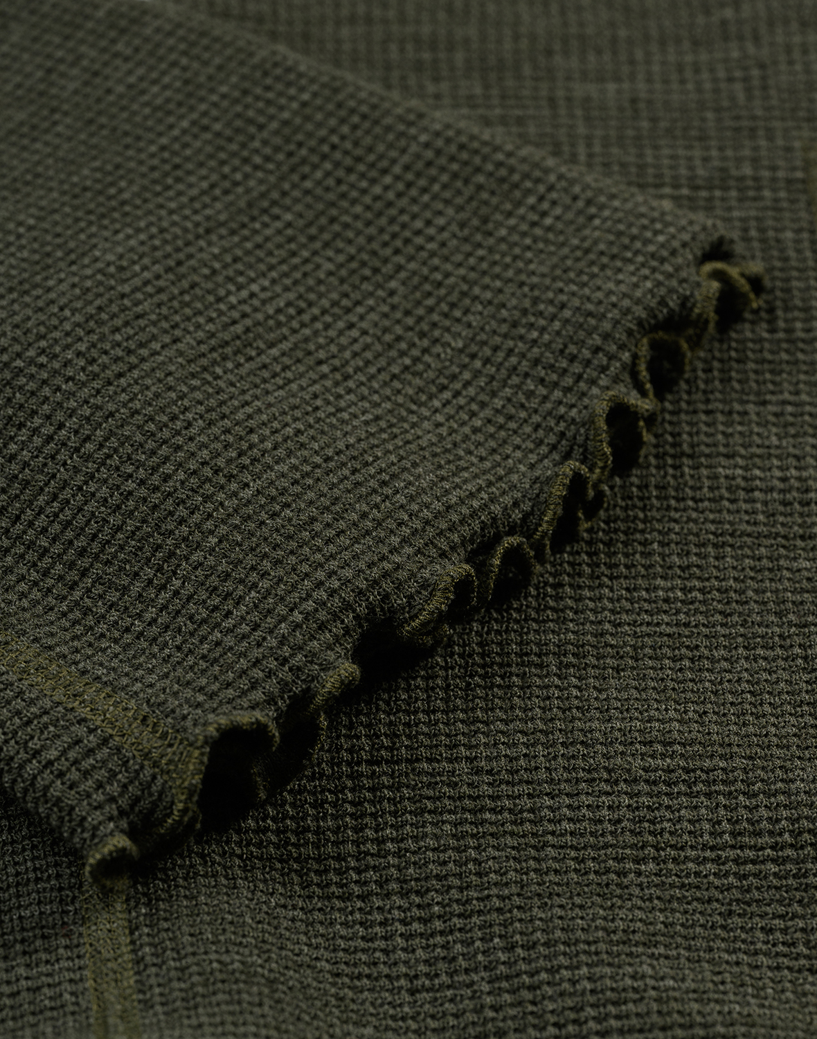 Broek met wafelpatroon in merinowol voor kinderen