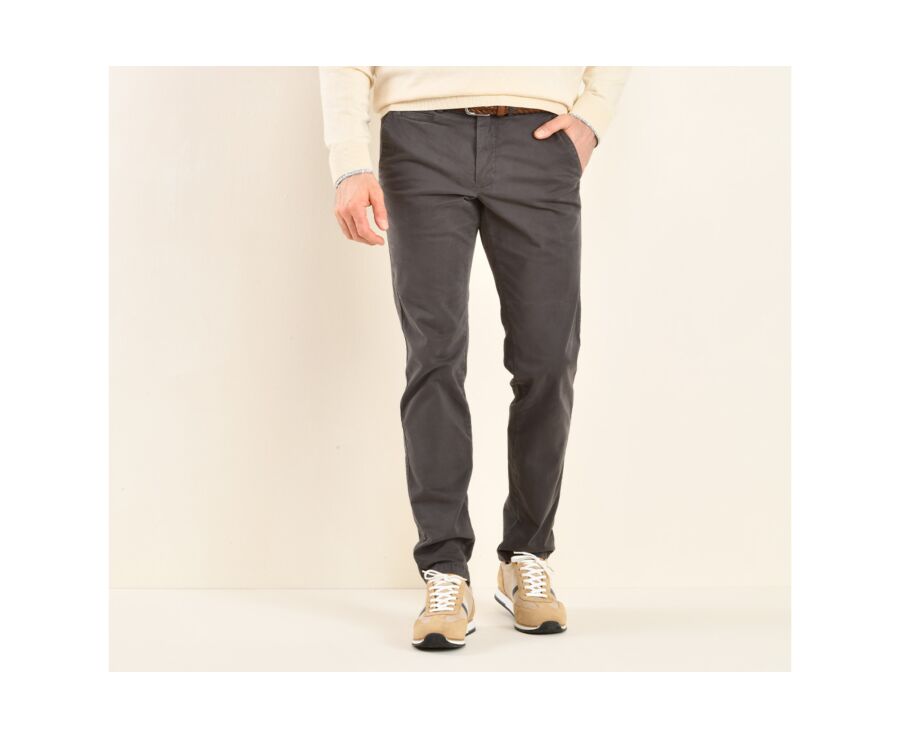 Pantalon chino homme Réglisse - KYRK