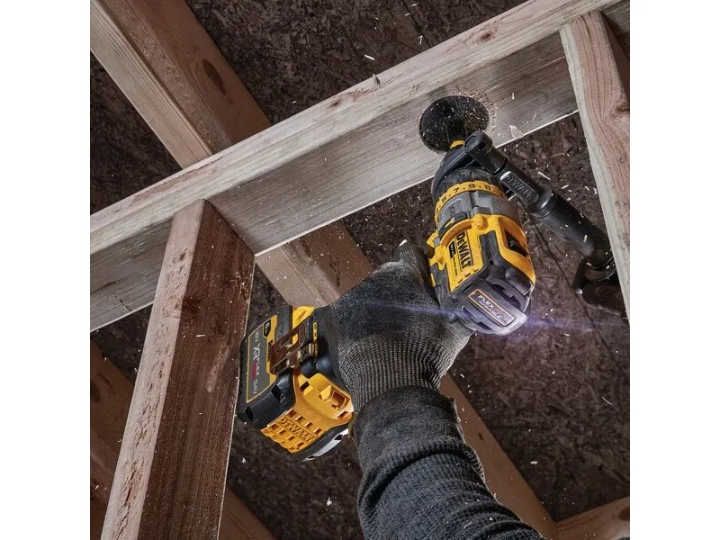 DeWALT DCD999NT-XJ - Hammerbor/skruemaskine - ledningfri - 3-hastigheders - nøgleløs borepatron 13 mm - 126 N·m - intet batteri - 18 V - SOLO