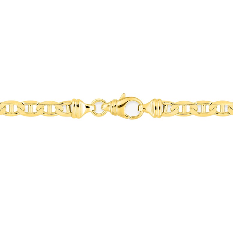 Bracelet Mixte 18 cm - Maille Marine - Or 18 Carats - Largeur 4.5 mm