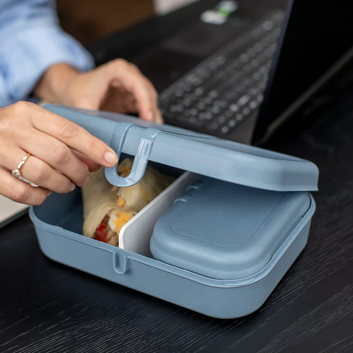 Koziol - Pascal S Lunchbox, nature flower blue