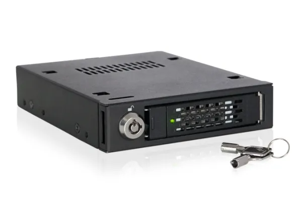 Cremax ICY Dock MB601VK-B - Lagrings mobil rack - Ultra M.2 Card - U.2 - mat sort