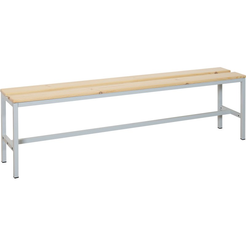 Banc à lattes bois - L. 160 cm