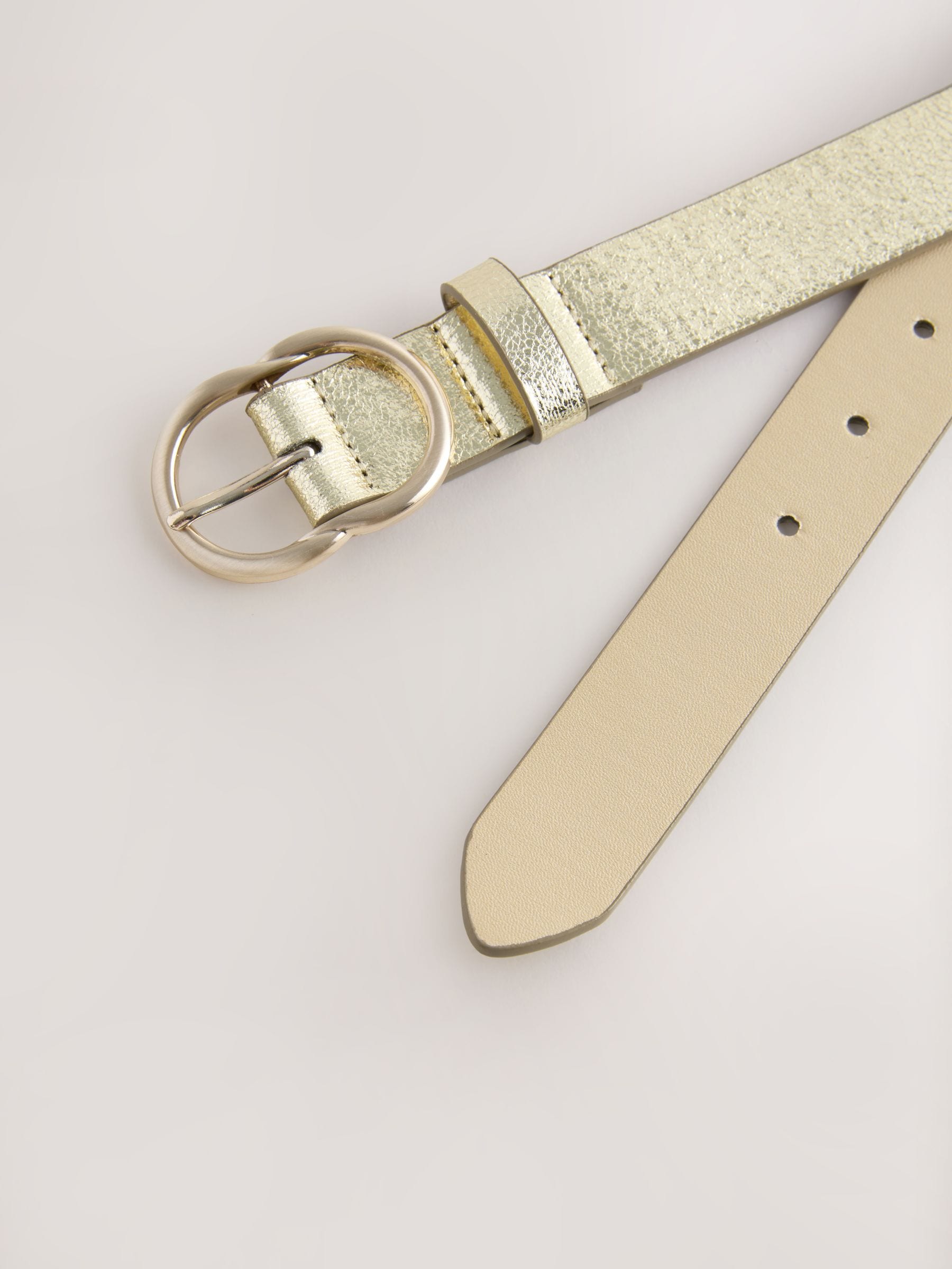 Gold Crackle - Normale PU-riem