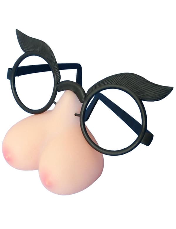 Humoristiske pupp-briller voksen. Size-Standard