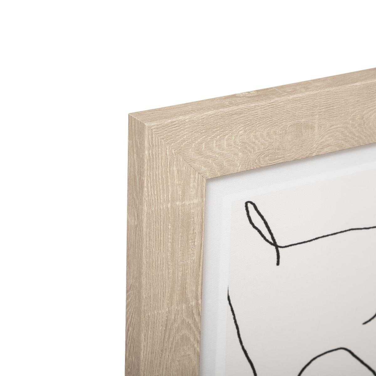 TOILE IMPRIME VISAGE CADRE 50X70CM