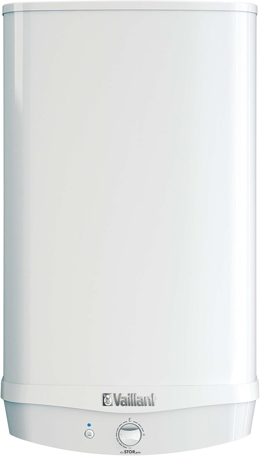 VAILLANT eloSTOR VEH 80/7 pro Zweikreis-Elektro-Wandspeicher, Druckspeicher für Etagenwohnungen, druckfester Elektro-Warmwasserspeicher mit 80 l Kapazität und Schnellheiztaste