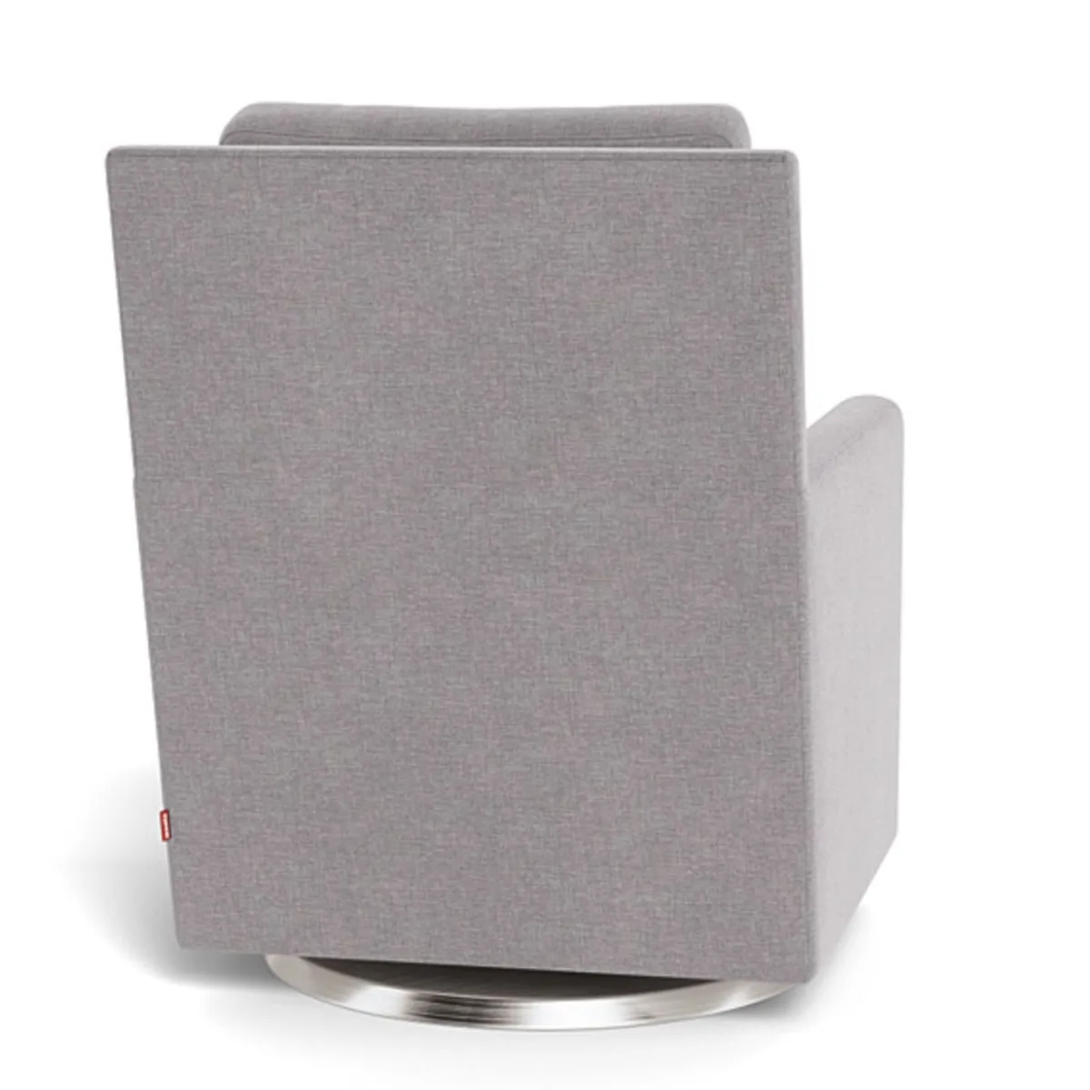 Monte Fauteuil Berçant et Pivotant Como - Pepper Gris  Argent