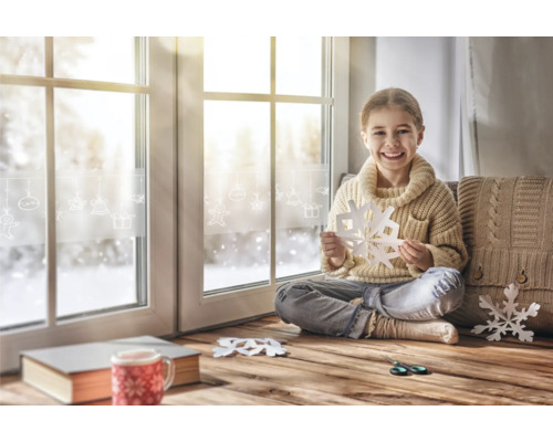 dc-fix® kleeffolie statische winterguirlande 20x150 cm