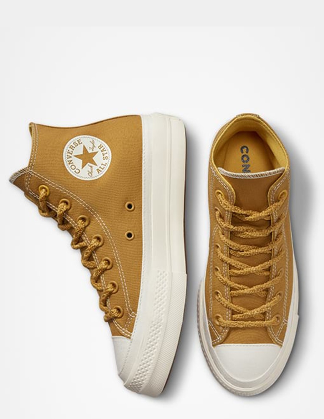 converse Sneakers compensées montantes ctas lift hi honey