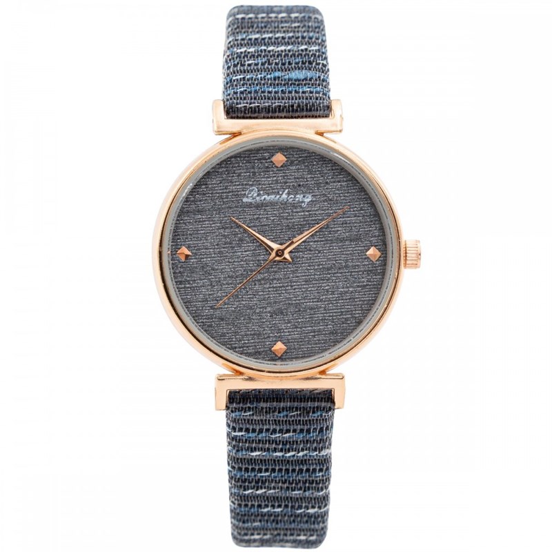 Montre Femme CHTIME bracelet Cuir Bleu