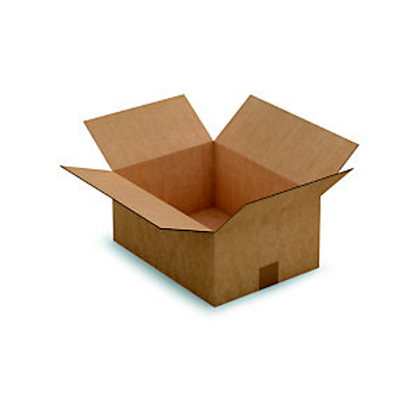 RAJA Caisse américaine carton simple cannelure - L. Int. 36 x l.27 x h.16 cm - Kraft brun - Lot de 25