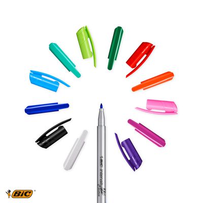 BIC Intensity - Feutre fin - pointe moyenne - noir