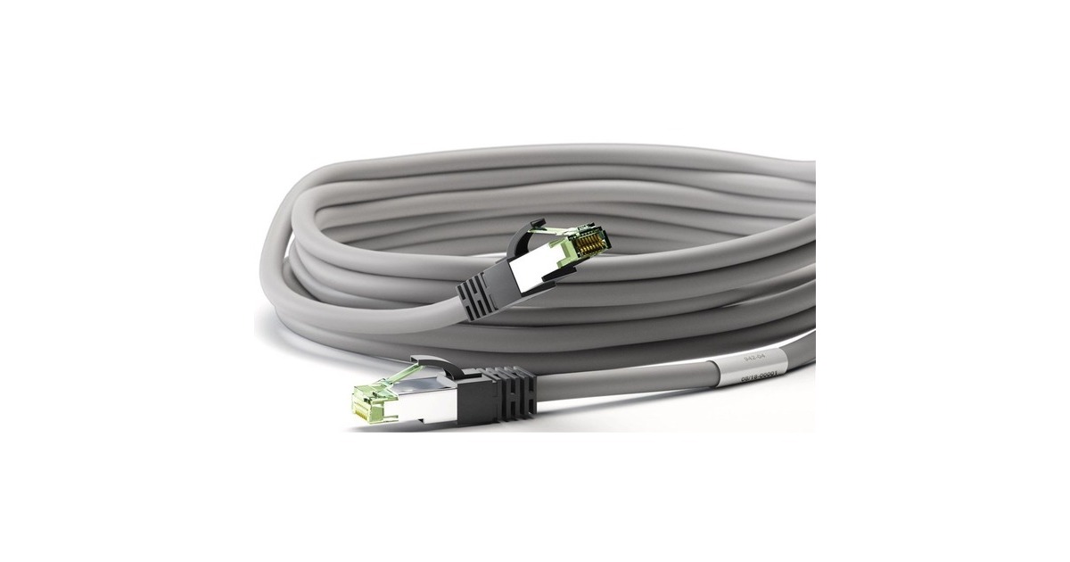 goobayPatchkabel Cat.8.1 S/FTP  (Grijs, 3 meter)