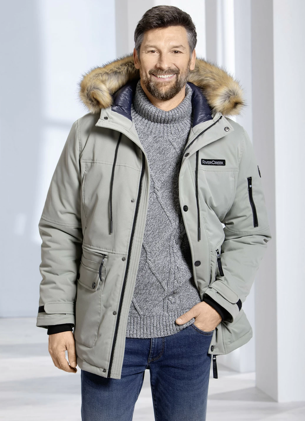 Parka mit Kapuze