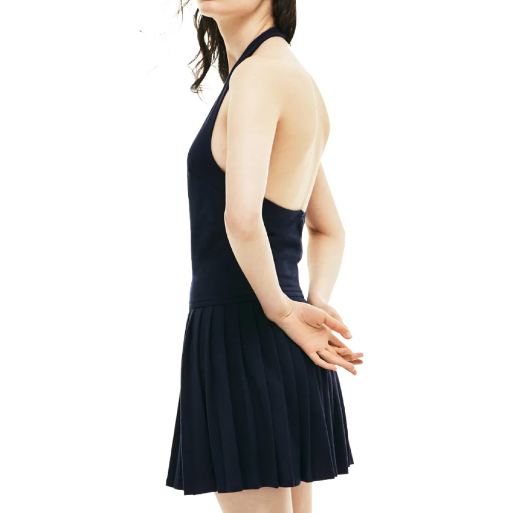 Lacoste Robe Bleu Marine Dos Nu Femme Lacoste EF48