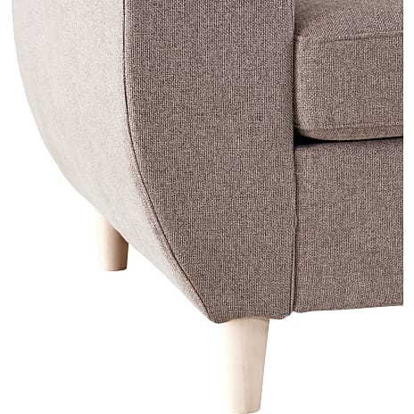 Urban 3D XL vendbar sofa med chaiselong - taupe
