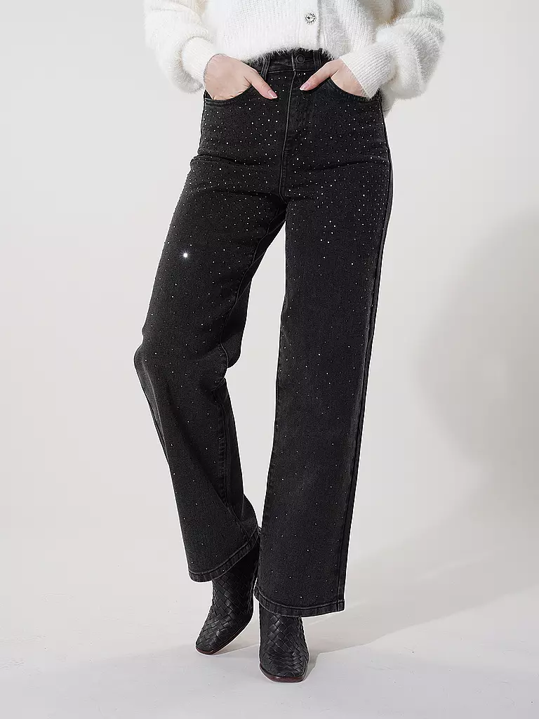 ONLY Jeans Wide Leg ONLHOPE schwarz