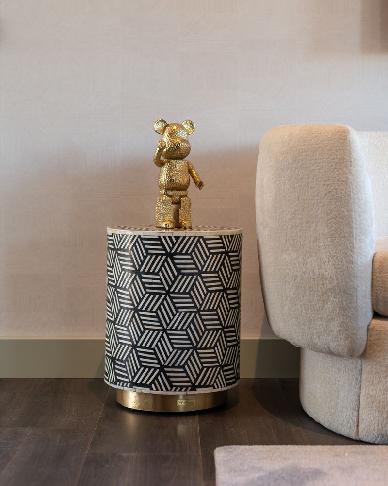 Beeld Gold 210841 Beer B14 x D10.5 x H30 cm