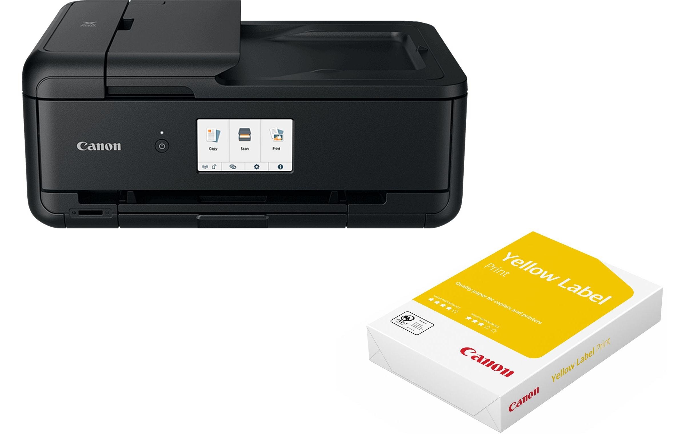 Multifunktionsdrucker Canon Pixma TS9550a WLAN inkl. Papier<br>3-in-1-A3-Multifunktions-Tintenstrahldrucker mit WLAN und ADF-Scanner