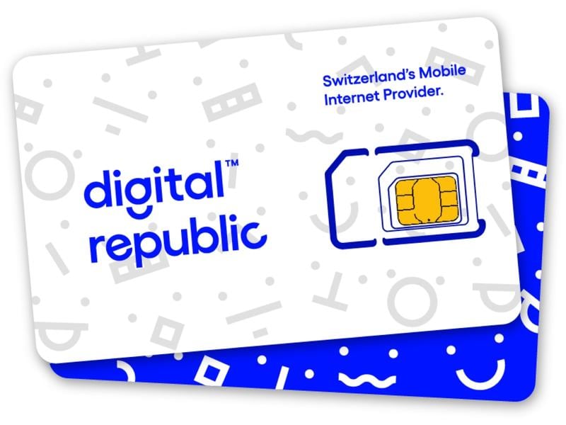 Digital Republic SIM-Karte Unlimitiert Internet für 365 Tag Daten SIM Karte ohne Vertragsbindung für unlimitierte Daten