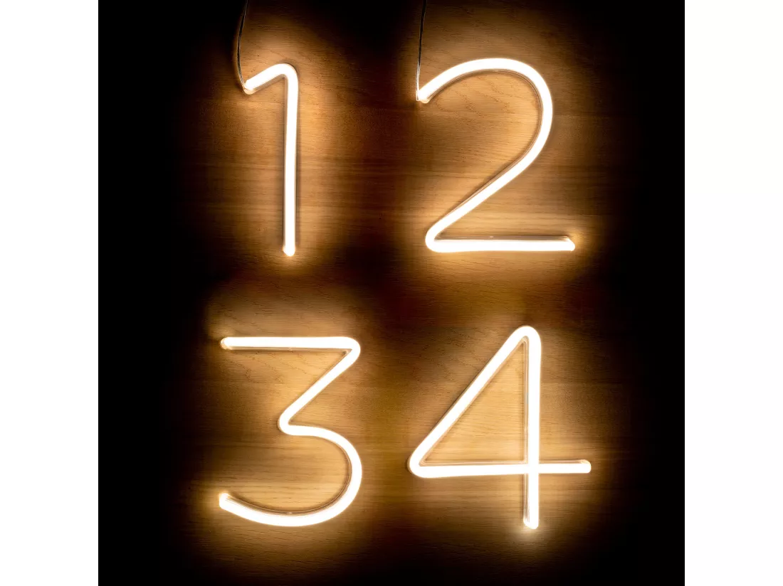 Numéros et Symboles Néons LED 0