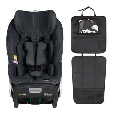 BeSafe Stretch Bilstol inkl. 3-in-1 Setebeskyttelse, Anthracite Mesh