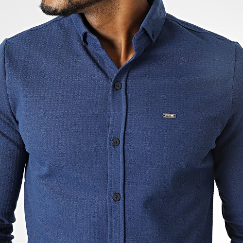 Chemise Manches Longues Bleu Roi