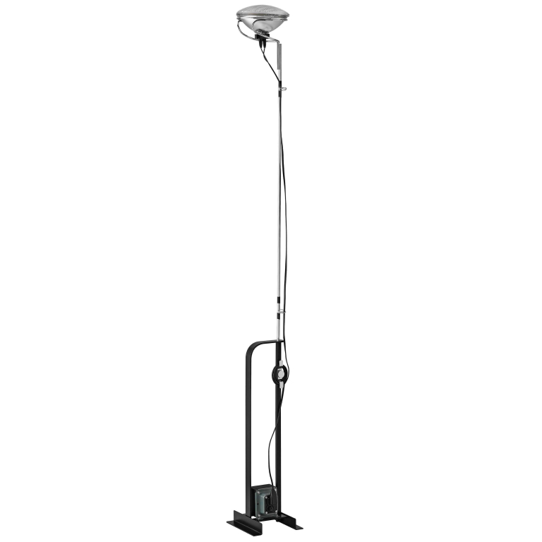 Flos Toio vloerlamp retrofit LED zwart