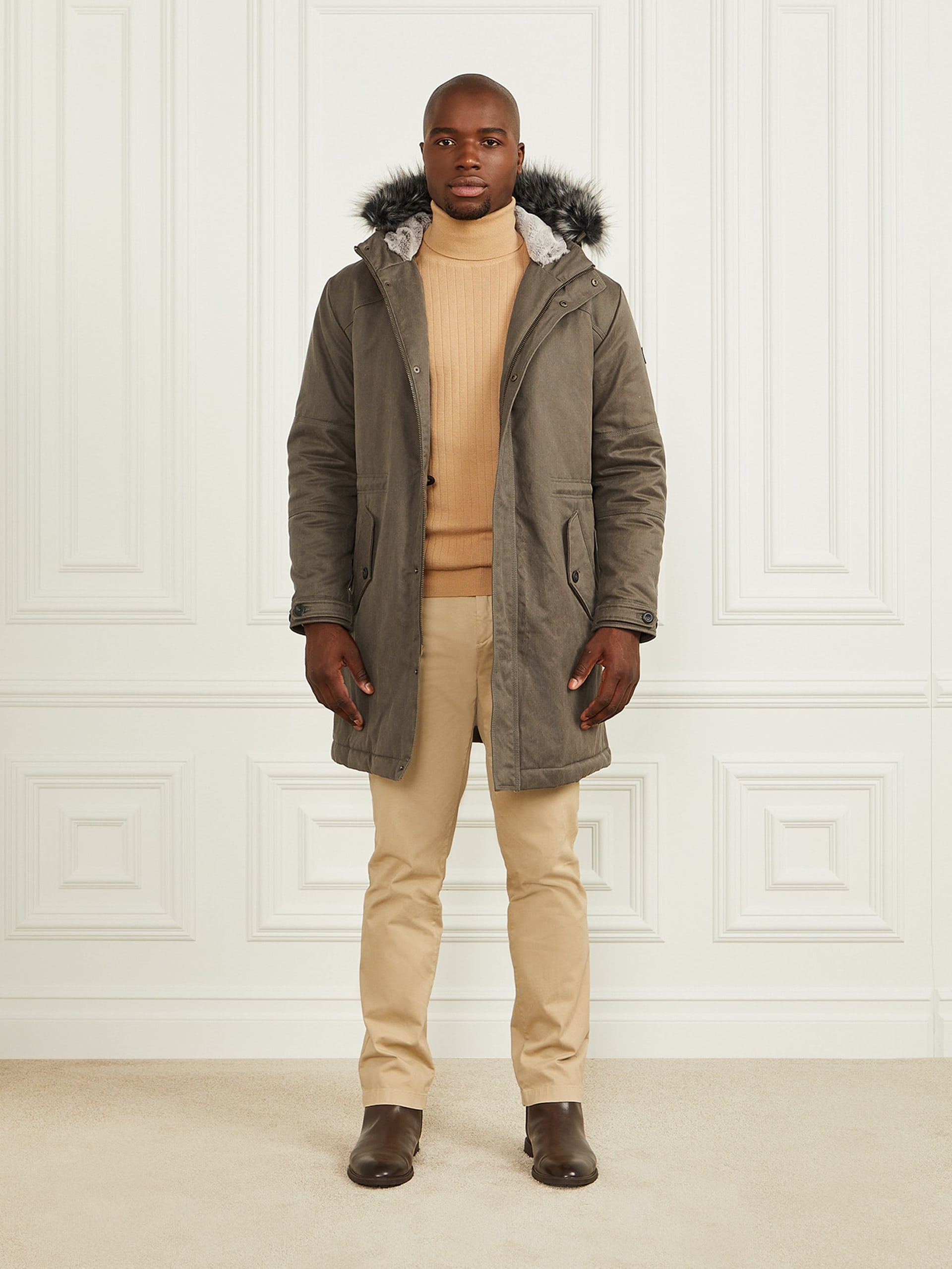 Parka com capuz
