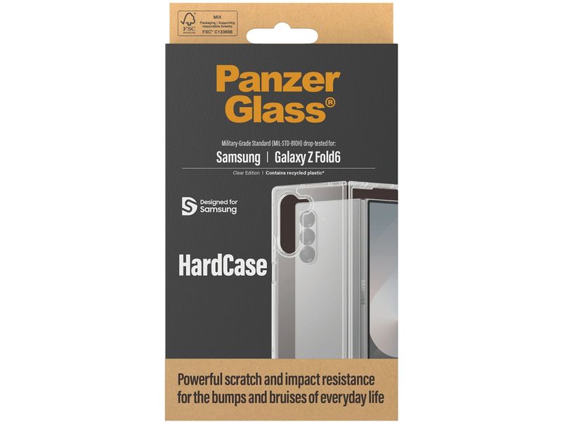 Panzerglass Back Cover Hardcase Galaxy Z Fold6 Transparent Transparente Schutzhülle für das Samsung Galaxy Z Fold6