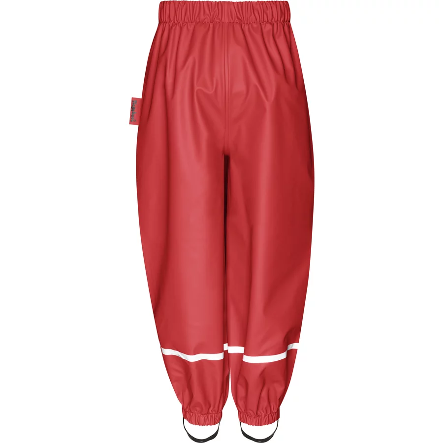 Playshoes Fleece-Halbhose rot