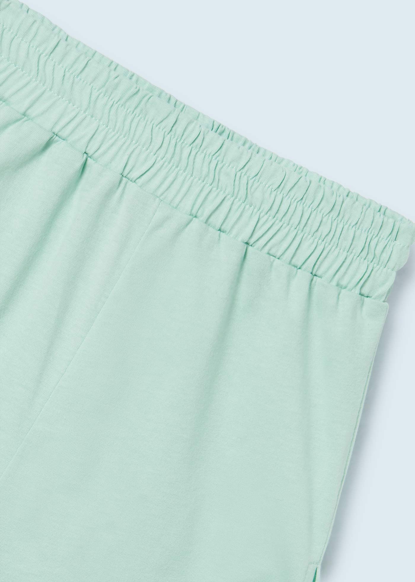 Conjunto de duas peças em algodão sustentável para meninas