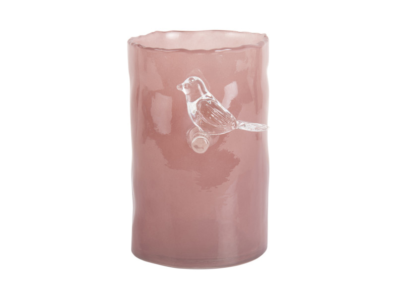 Vase Bird On Branch Small PT4071BL Misty blue