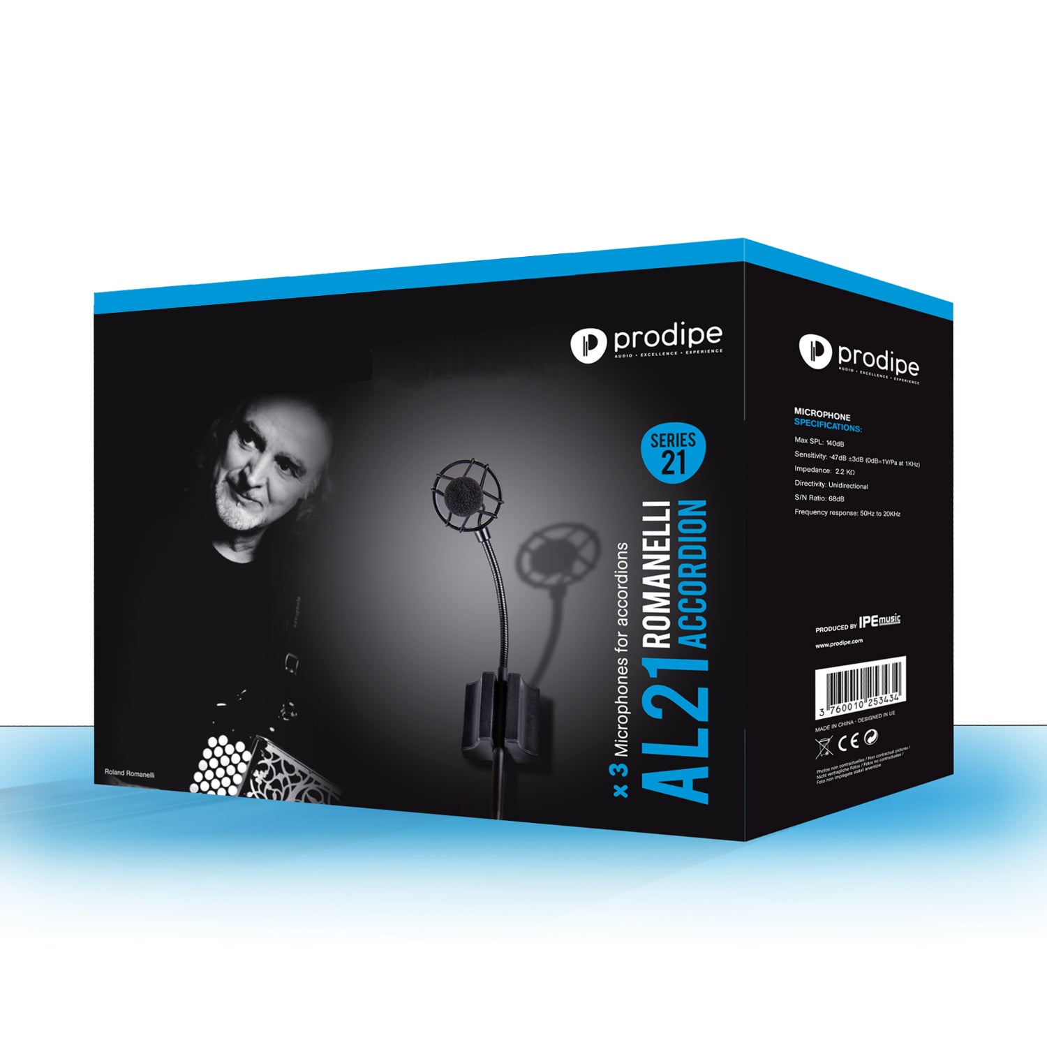 Prodipe AL21 Romanelli microfoonset voor accordeon