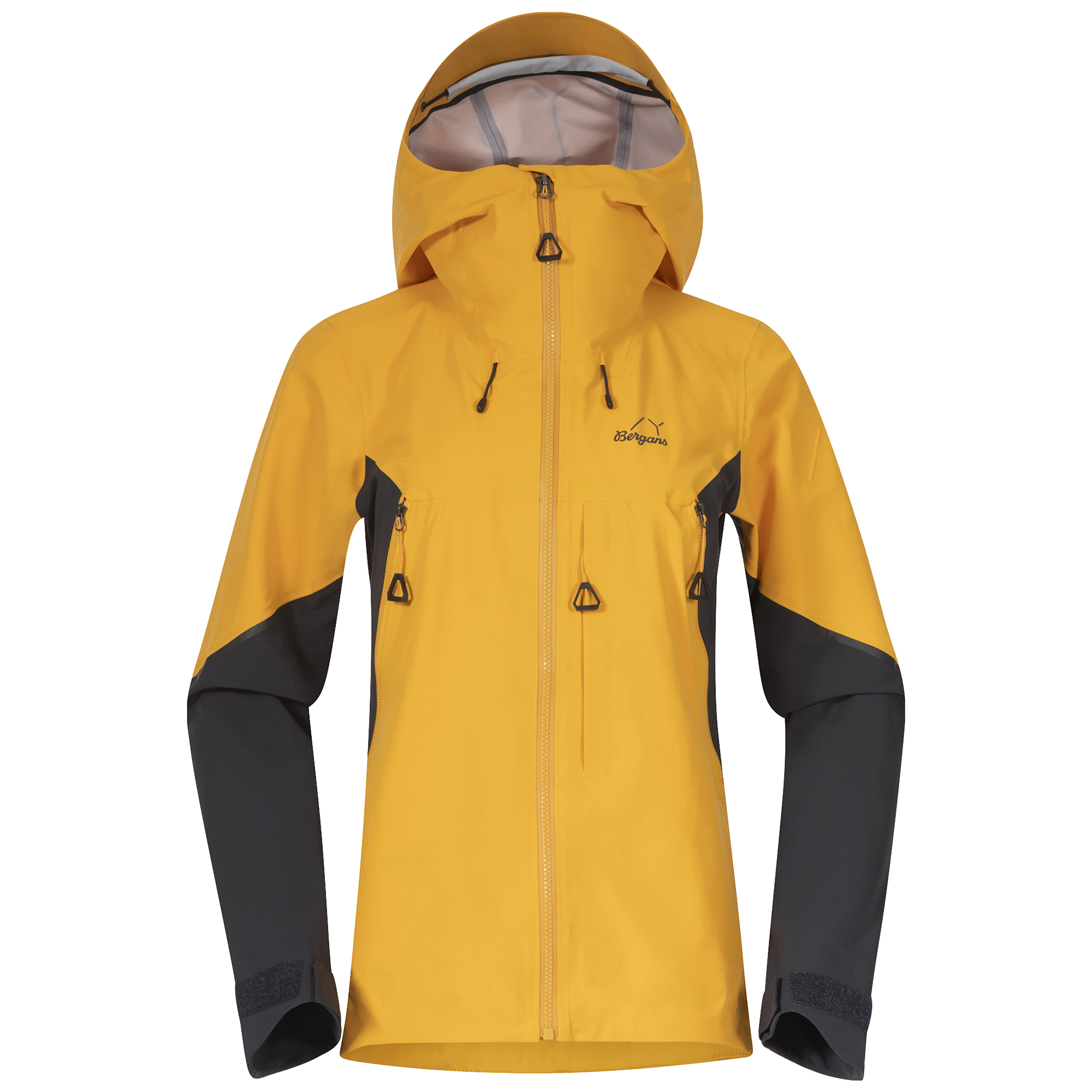 Y MountainLine Hybrid Softshell Jacket Dame Mango Yellow/Dark Shadow Grey