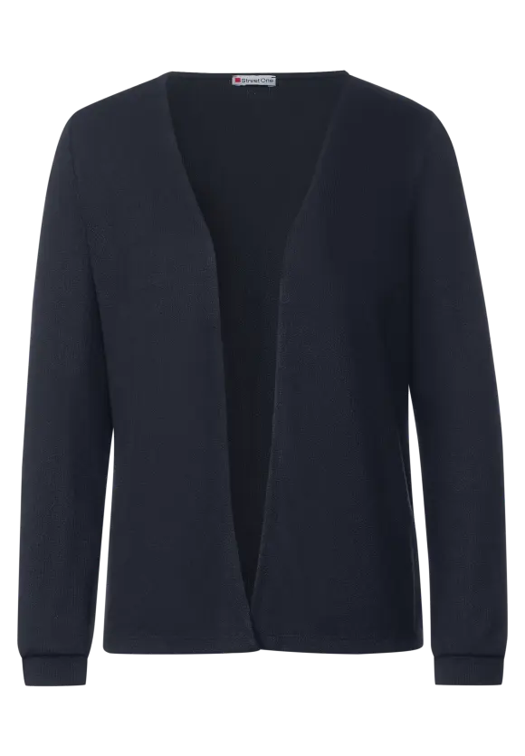 Sommer Strickjacke - deep blue