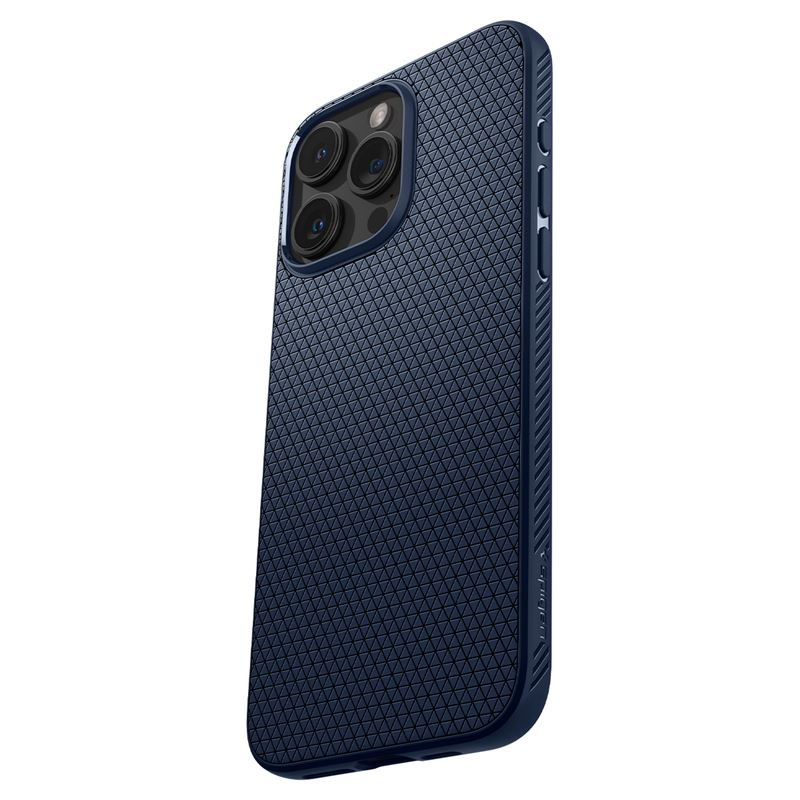 iPhone 15 Liquid Air Case Gummi Hülle (ACS06791) - Navy (Matt)